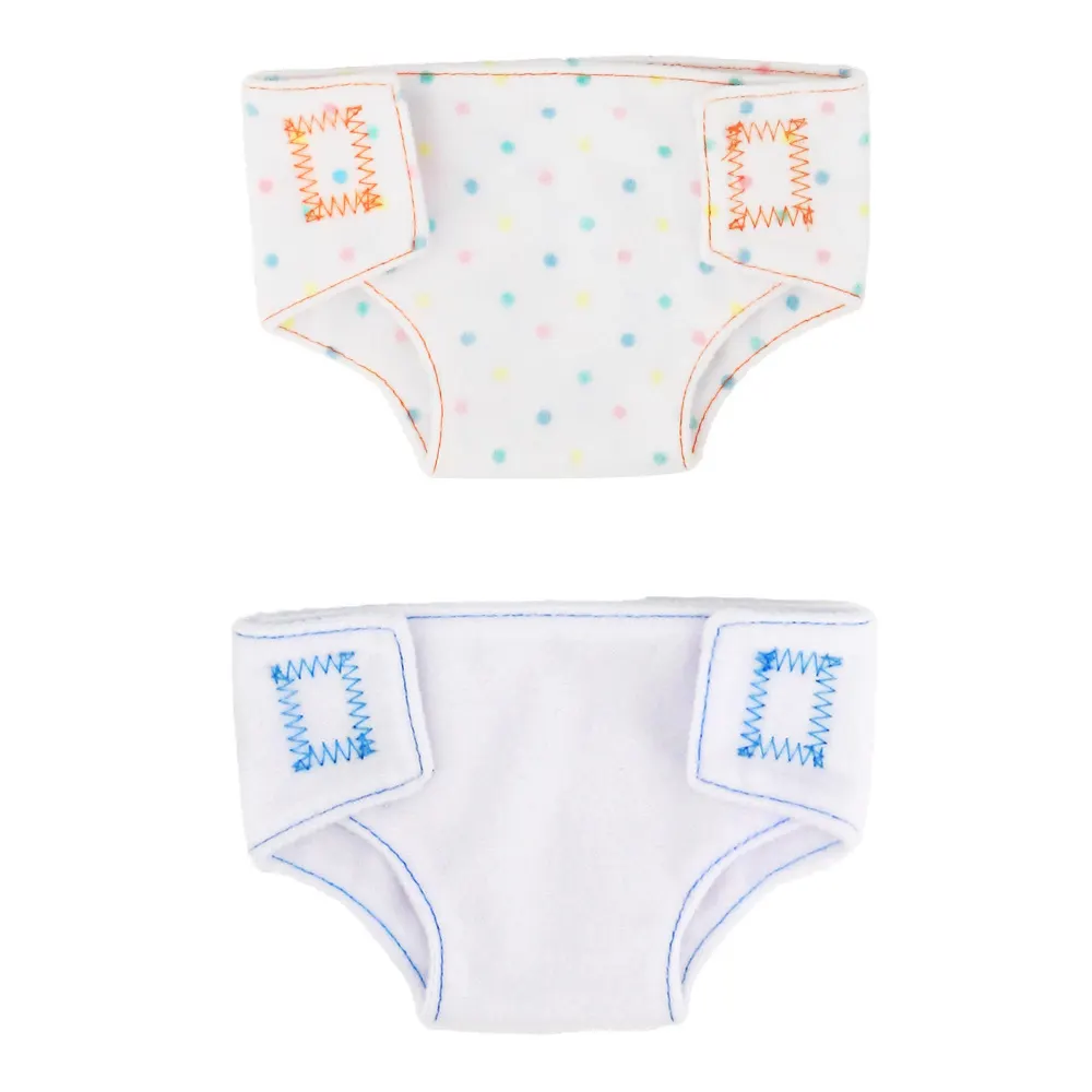 12"-16" 2-Pack Nappy Baby Clothes Cover Set Accessories