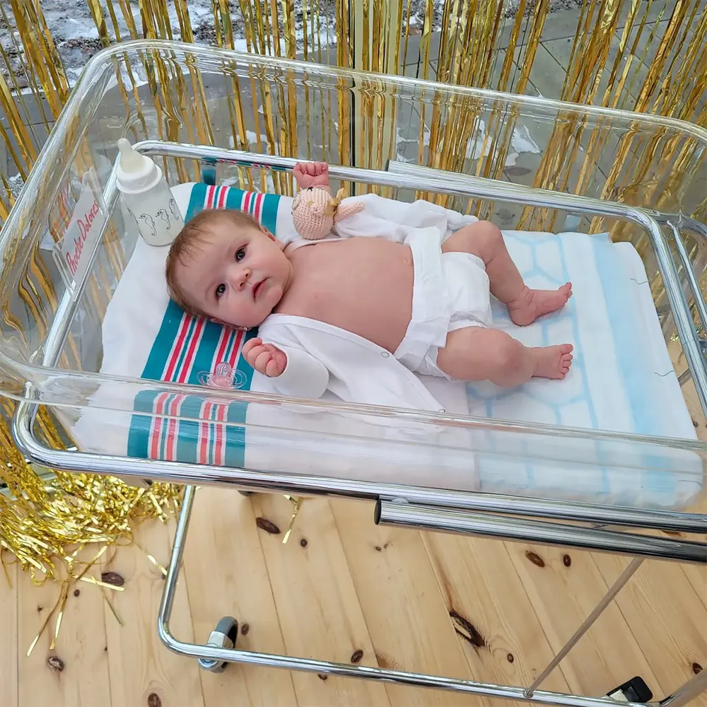 12"/16"/20" Pliable and Elastic Reborn Baby Doll with Full Body Solid Silicone, photograph 4