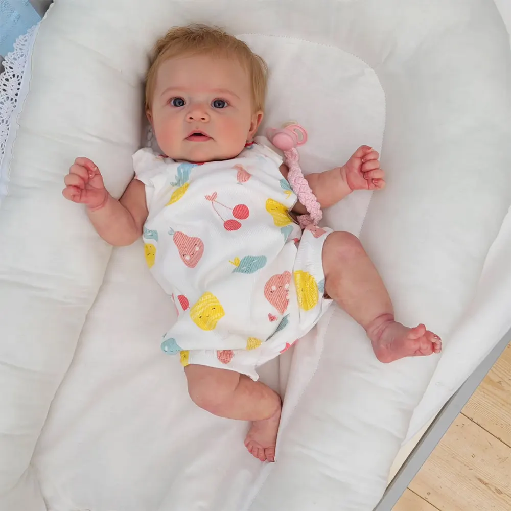 12"/16"/20" Reborn Baby Doll with Full Body Silicone Material and Soft Flexible