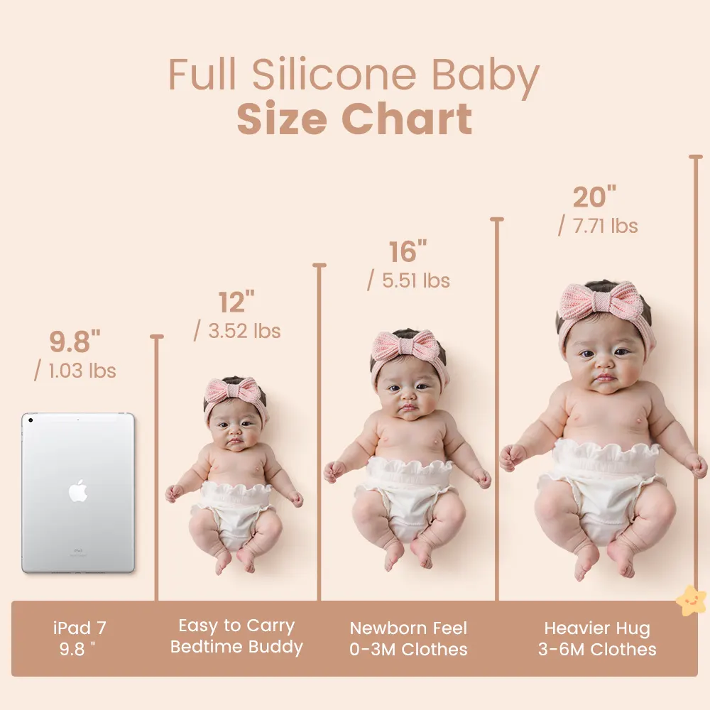 12"/16"/20" Silicone Reborn Newborn Baby Dolls, photograph 5