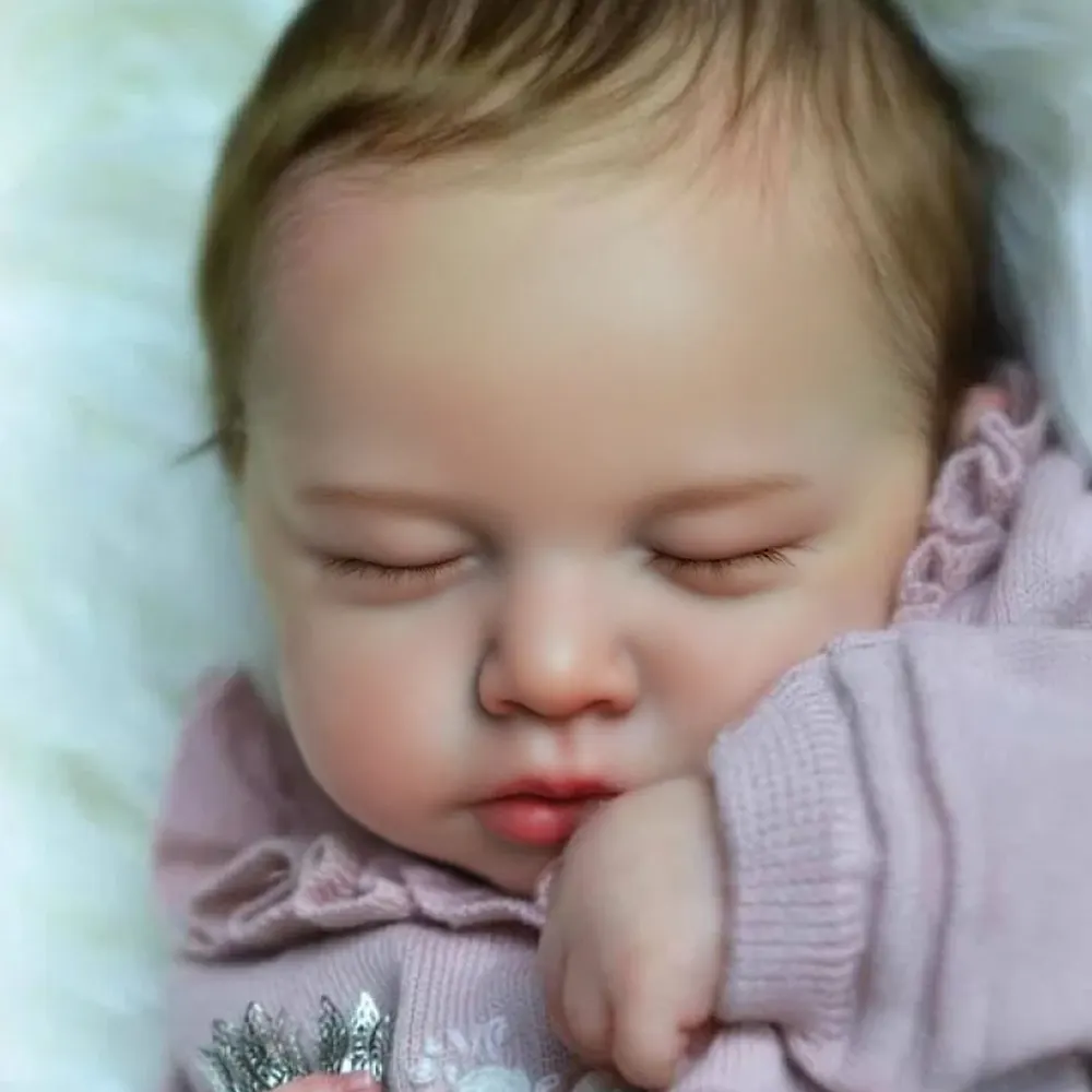 12"&16" Extremely Flexible Silicone Reborn Baby Doll Girl Ollie, photograph 2