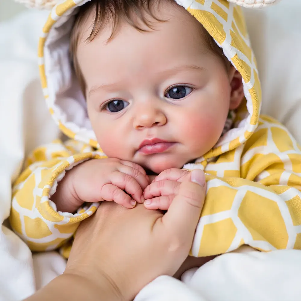 12"&16" Flexible Solid Platinum Liquid Full Silicone Reborn Doll Baby Boy, photograph 4