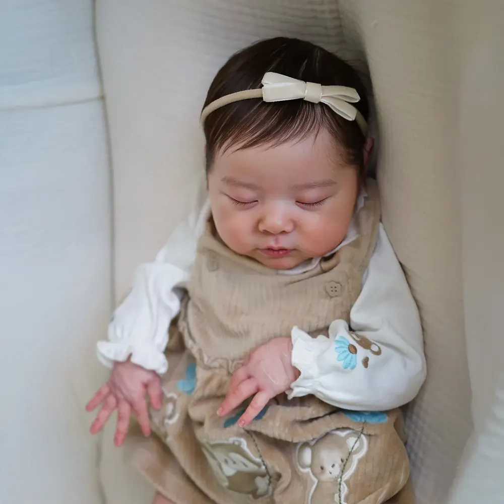 12" & 16" Full Body Silicone Reborn Baby Doll with Closed Eyes, photograph 2