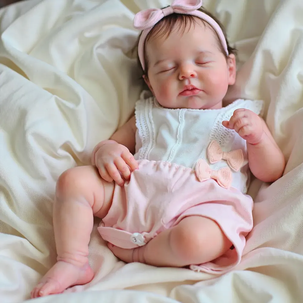 12"&16" Full Soft Flexible Silicone Reborn Baby Doll Boy or Girl Damina and Poles, photograph 5
