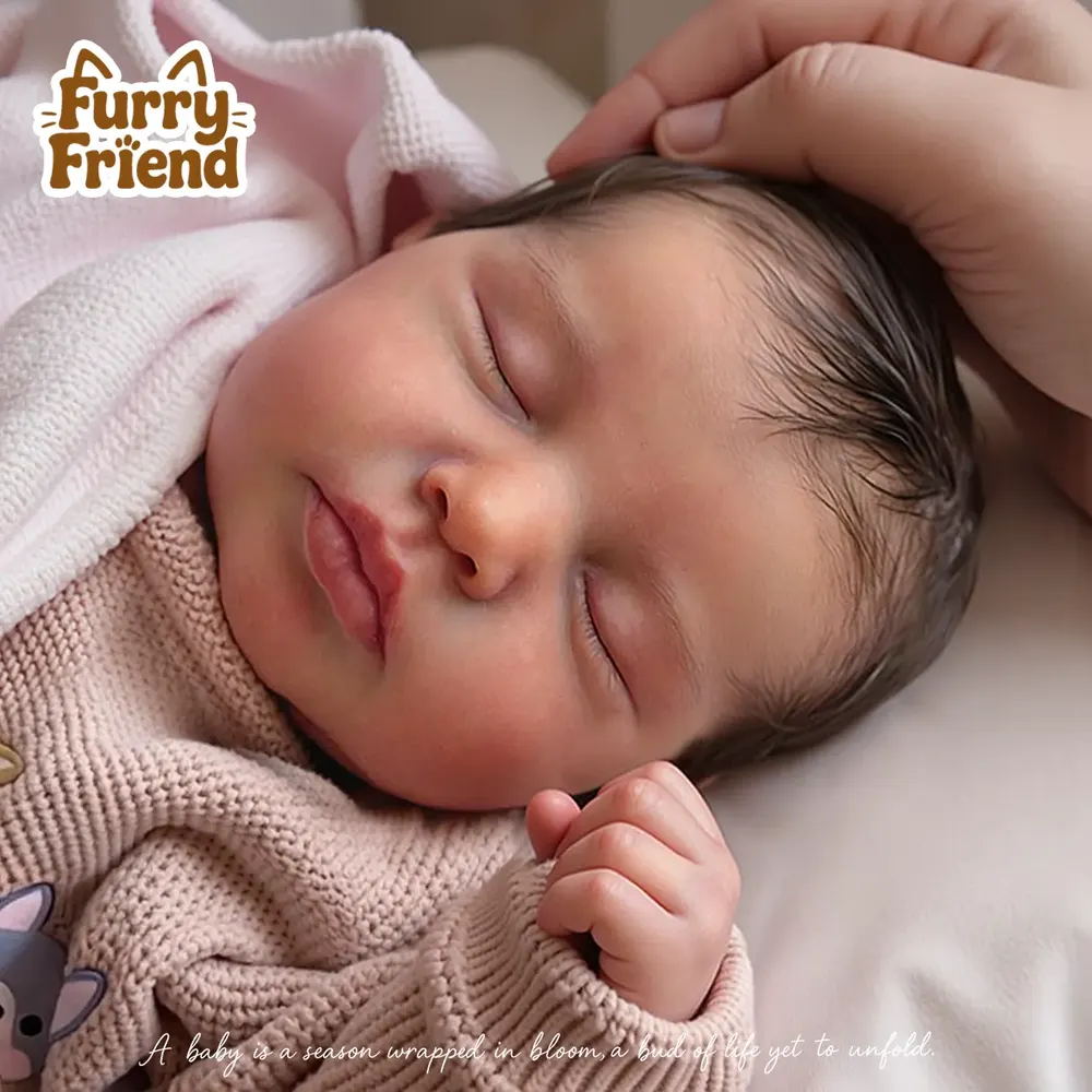 12"&16" Fully Squishy Reborn Baby Girl Lesley, Lifelike & Realistic Handmade Soft, photograph 2