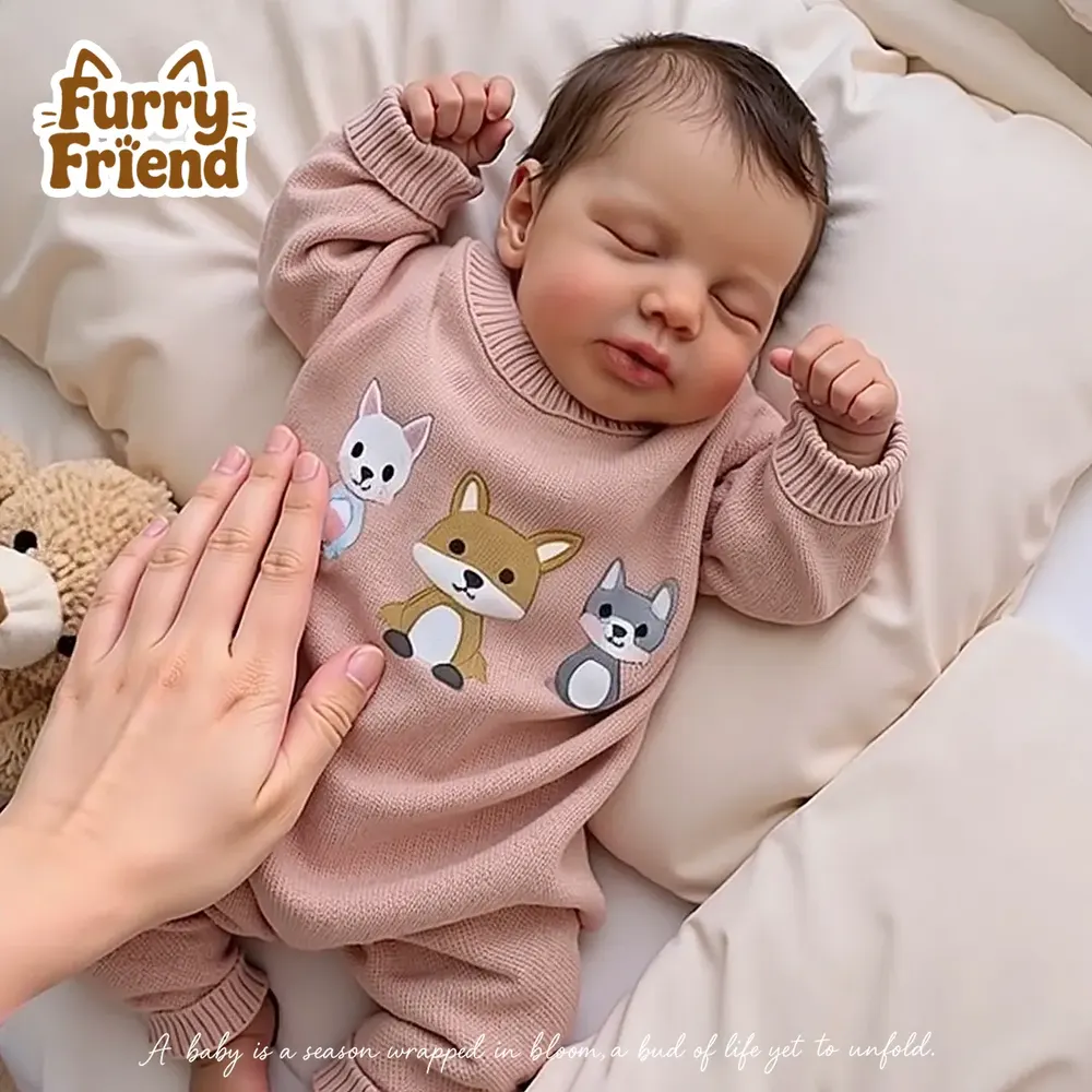 12"&16" Fully Squishy Reborn Baby Girl Lesley, Lifelike & Realistic Handmade Soft, photograph 6