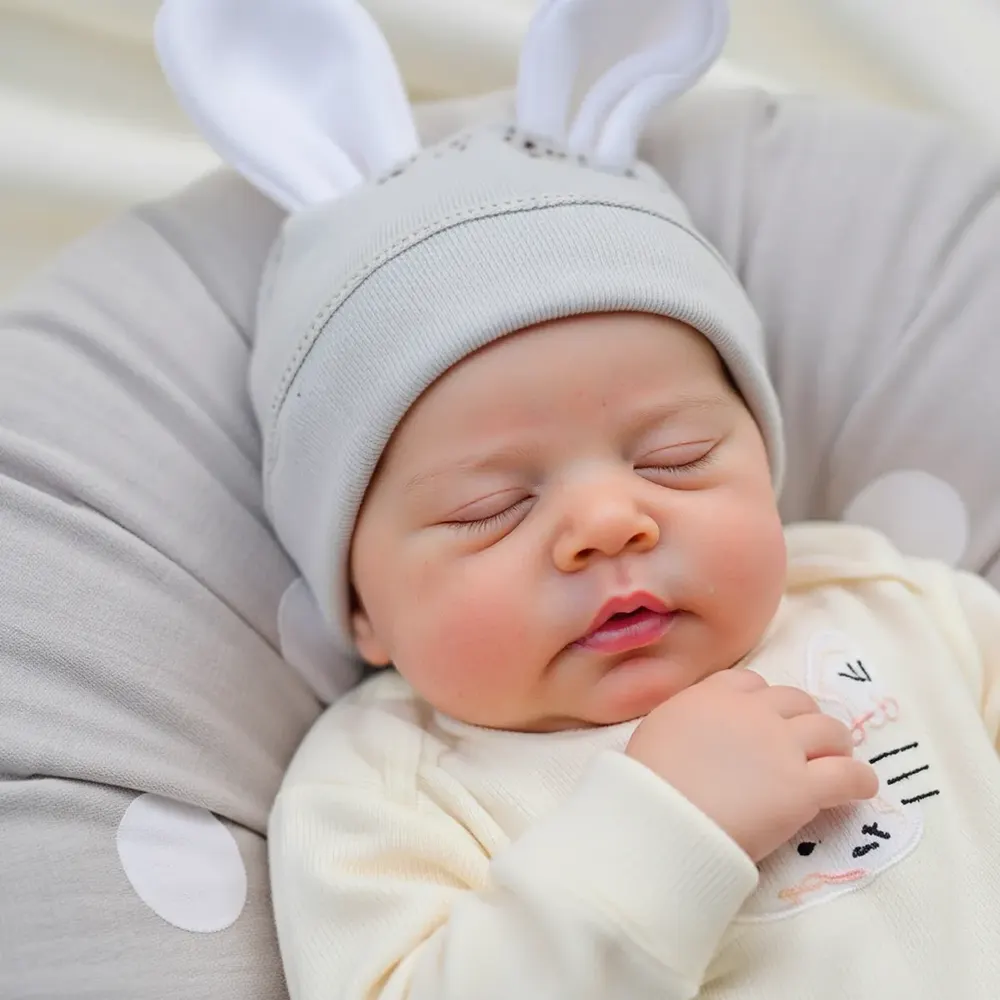 12" & 16" Handmade Reborn Baby Doll with Realistic Belly and Tiny Feet, photograph 3