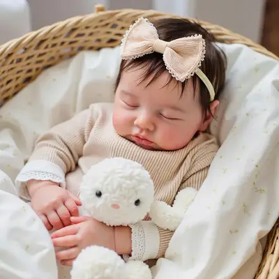 12" & 16" Lifelike Reborn Baby Doll with Tender Face and Soft Limbs
