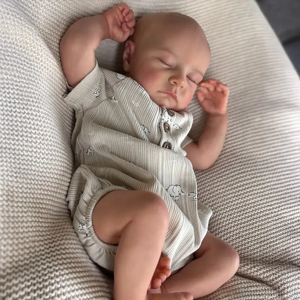 12"&16" Newborn Cute Boy or Girl Doll, Full Flexible Silicone Reborn Baby Dolls, photograph 4