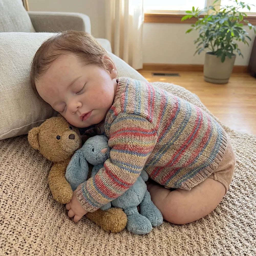 12"/16" Newborn Reborn Dolls with Realistic Silicone Body