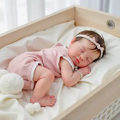 12" & 16" Reborn Full Flexible Body Baby Doll Girl or Boy with Brown Hair
