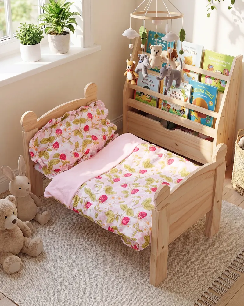 12-17" Reborn Doll Bedding Set 2 PCS Including Duvet and Pillow, photograph 6