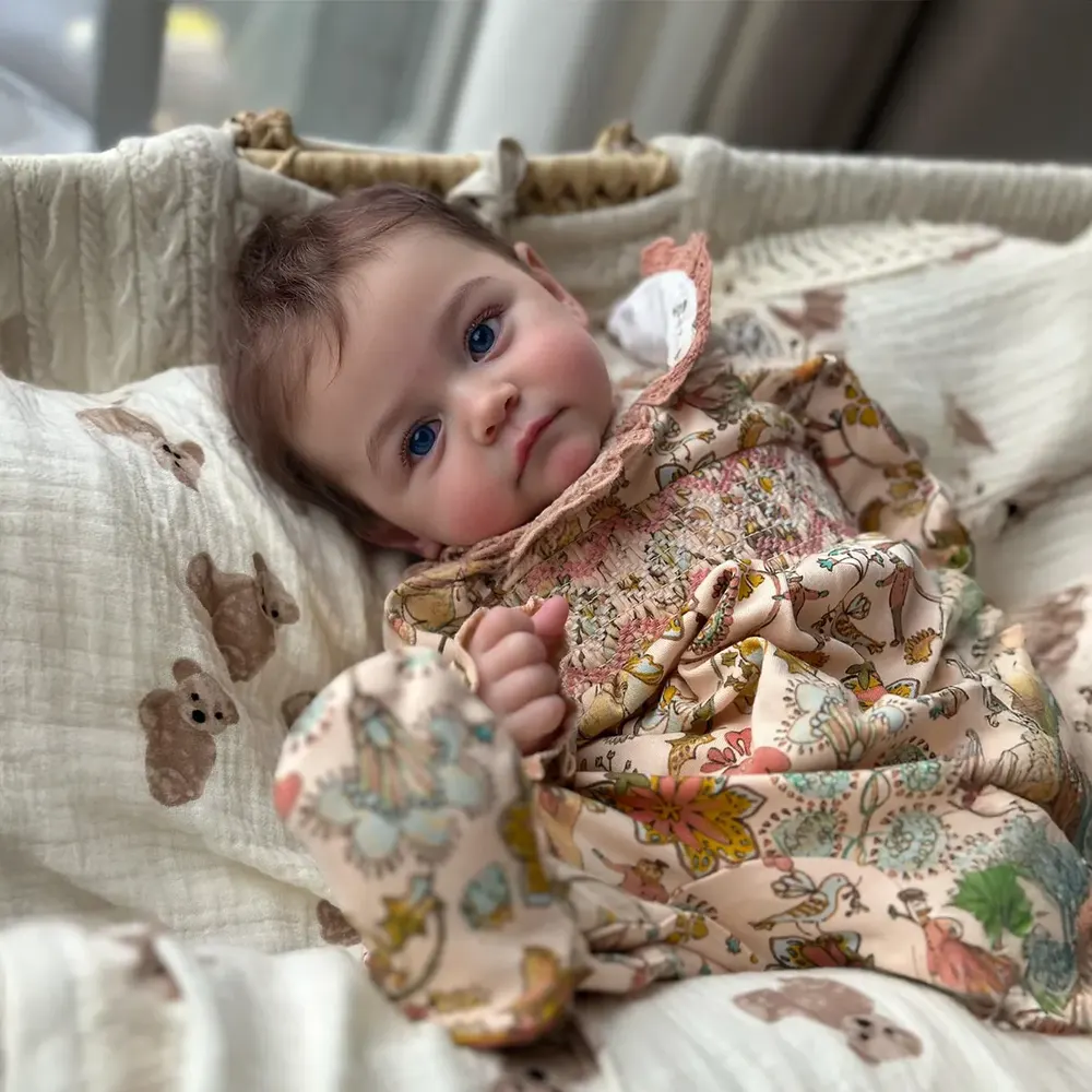 12" & 16" Lifelike Realistic Reborn Baby Doll with Bright Blue Eyes, photograph 4