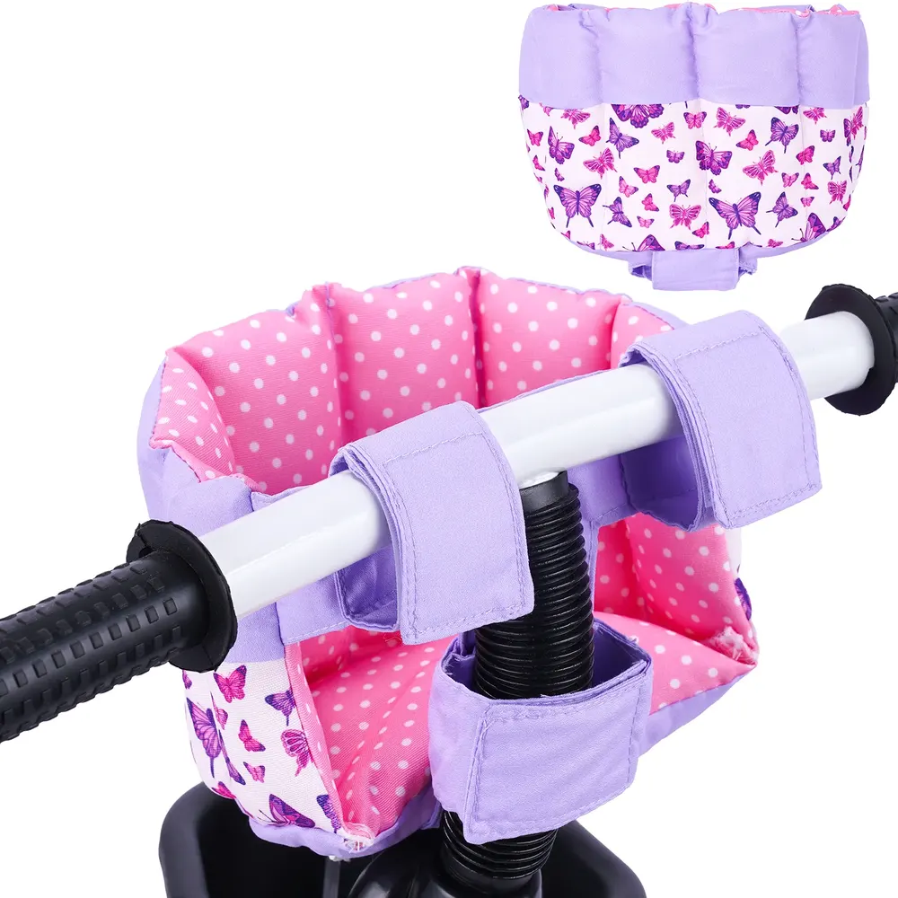15"-16" Colourful Butterfly Polka Dot Bicycle 1 Piece for Reborn Baby Dolls, photograph 2