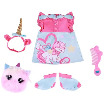 17"-22" Unicorn Set 5 Pcs Reborn Baby Doll Clothes Accessories Set