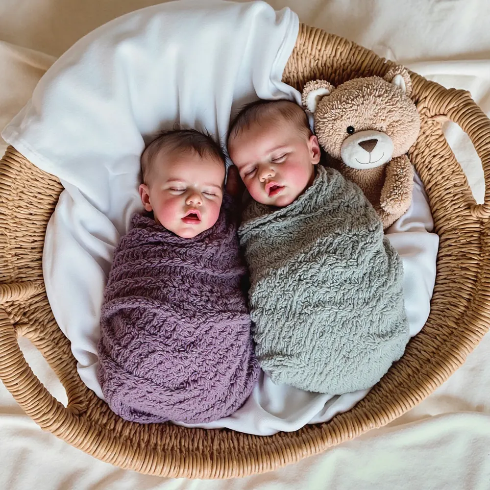 17" Real Lifelike Twins Sister Aidan and Nadia Reborn Baby Doll Girl, photograph 2