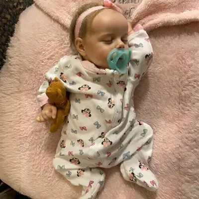 17" Reborn Dolls with Soft Body, Heartbeat and Breathing