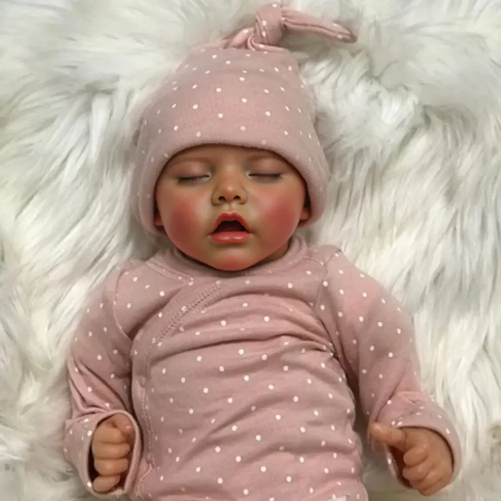 17" Sweet Sleeping Dreams Reborn Twins Boy and Girl Maren and Emmarie Truly Baby, photograph 2