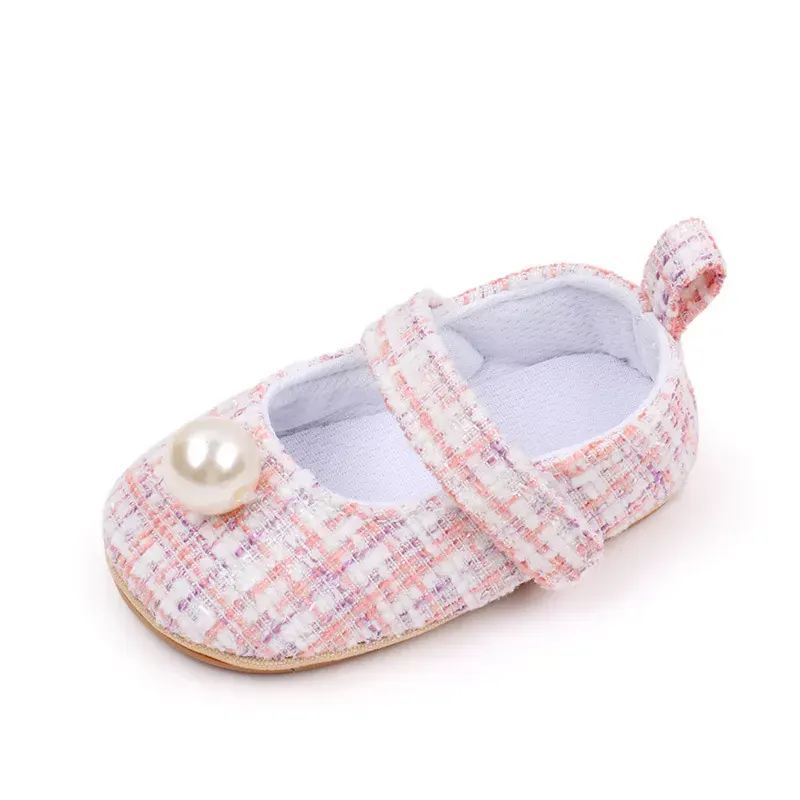 20"-22" Reborn Baby Girl Pink Pearl Style Shoes Accessories, photograph 2