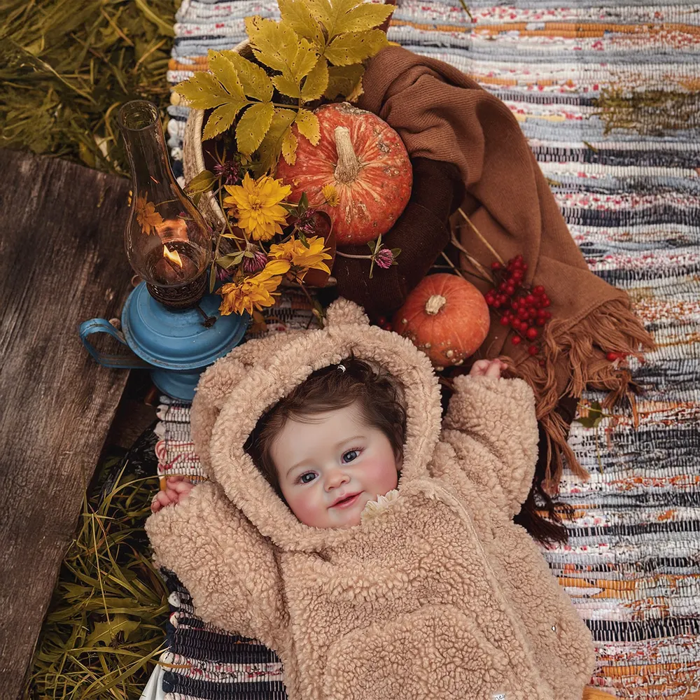 20" [Heartbeat Coos & Breath] Reborn Baby Doll Clear and Bright Blinking Eyes, photograph 2