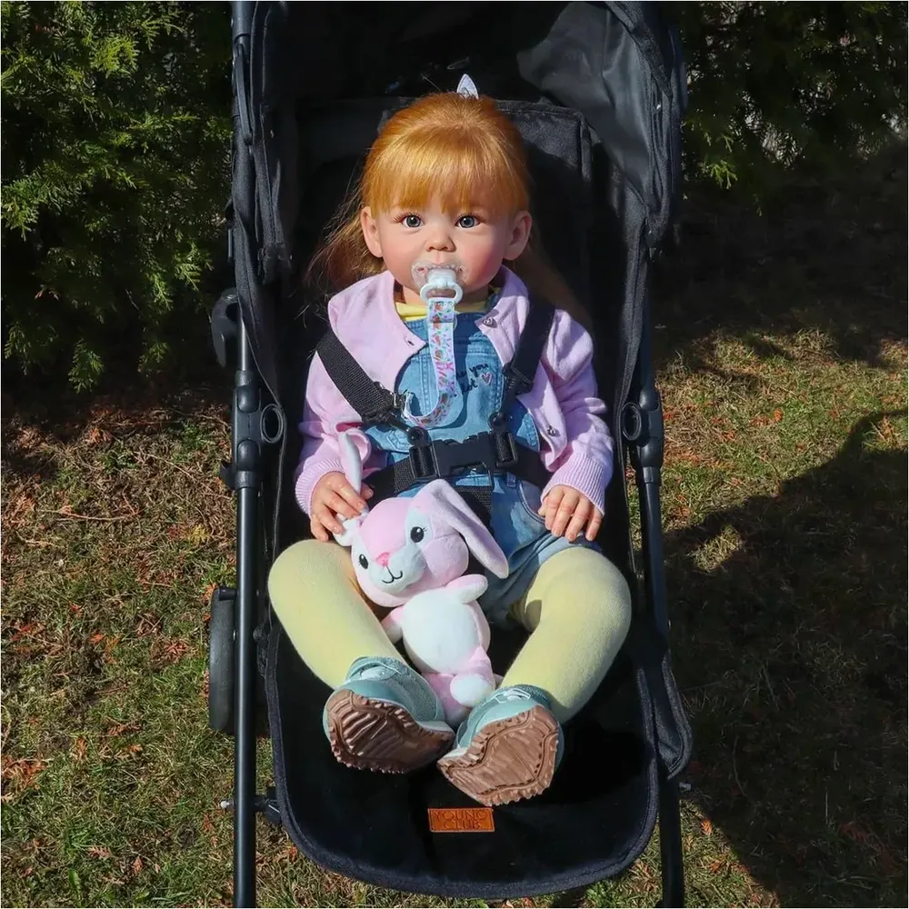 Heartbeat & Sound 20"& 22" Lifelike Awake Daphne Realistic Vinyl Reborn Baby Doll, photograph 3