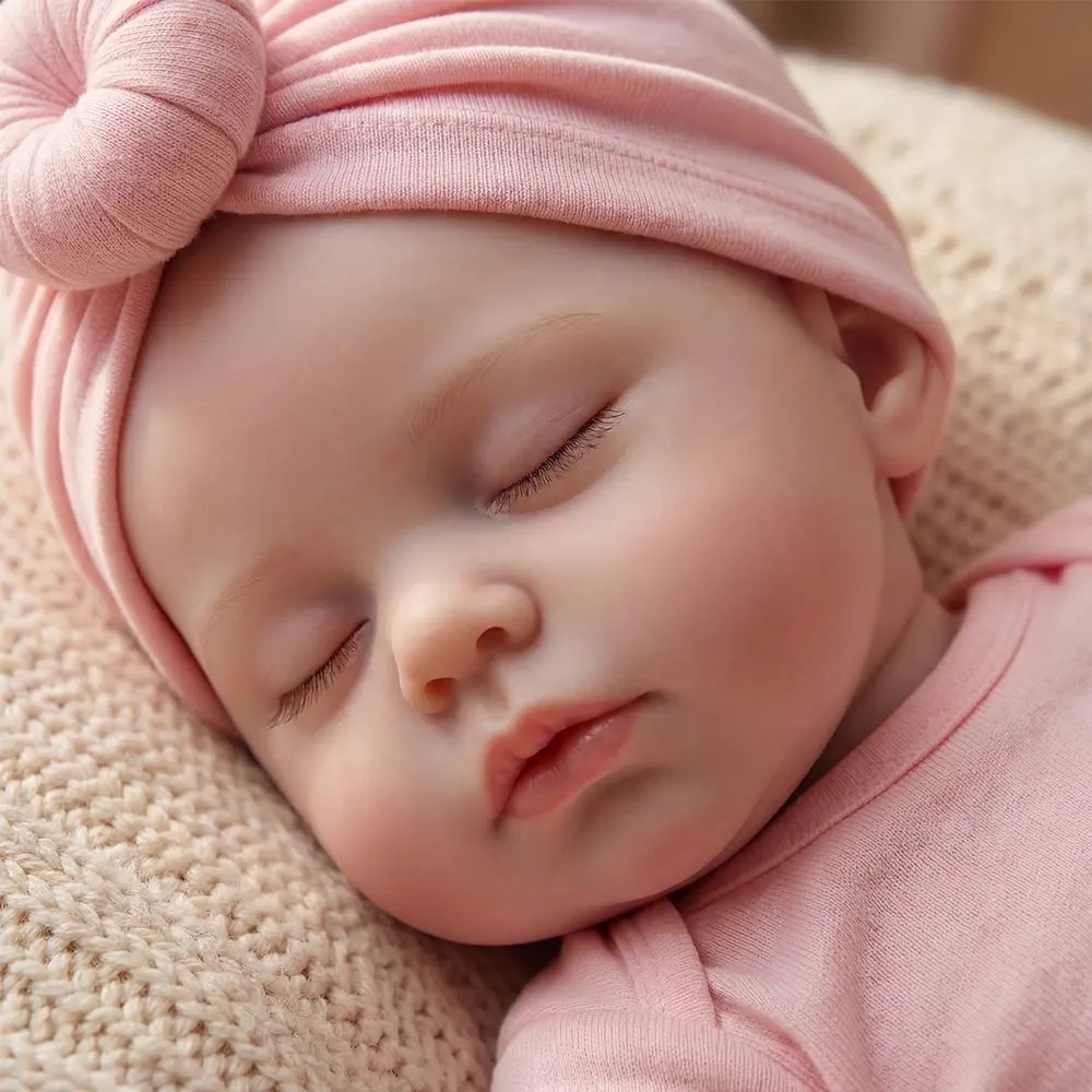 20" Newborn Reborn Baby Doll with Breathing Feature and Realistic Heartbeat Sound, photograph 3