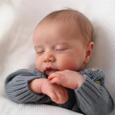 20" Realistic Lifelike Newborn Reborn Baby Doll with Heartbeat and Breath