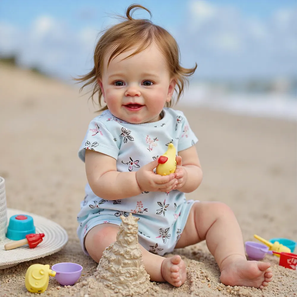 20" Realistic Reborn Baby Doll Girl Toddler Doll Marco with Chubby