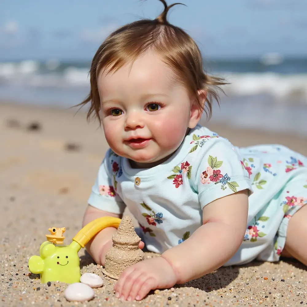 20" Realistic Reborn Baby Doll Girl Toddler Doll Marco with Chubby, photograph 3