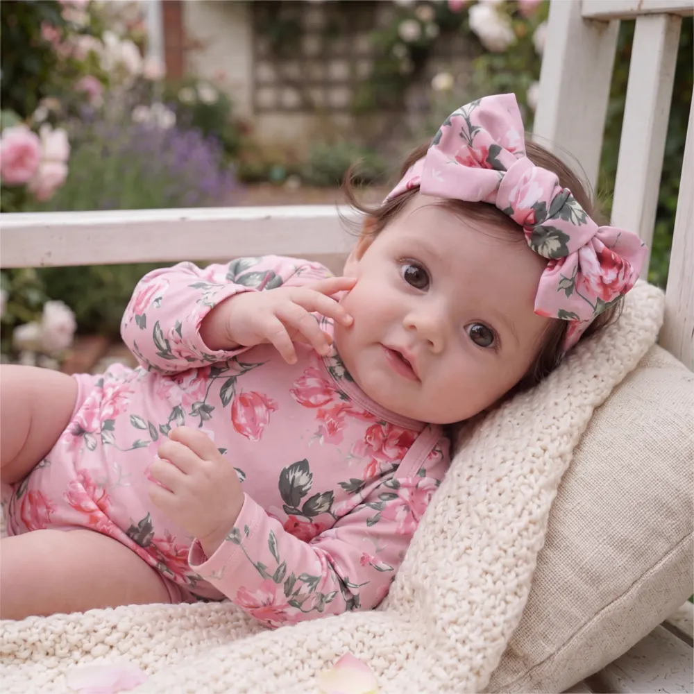 20" Realistic Reborn Baby Girl, Soft Vinyl Body – Lia
