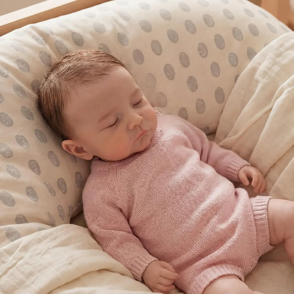 20" Reborn Baby Doll with Heartbeat and Breathing for Comforting Cuddles