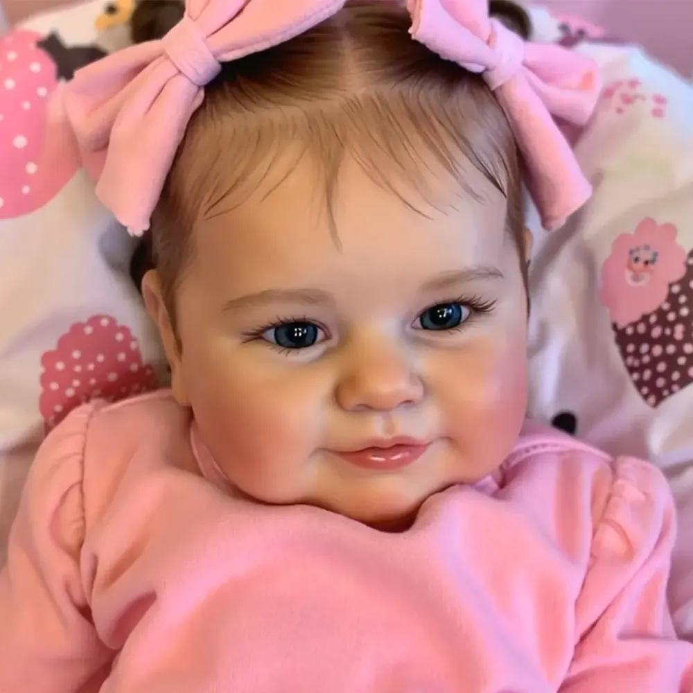 20" Reborn Toddler Realistic Baby Doll Girl Enilya with Chubby Lifelike Face, photograph 3