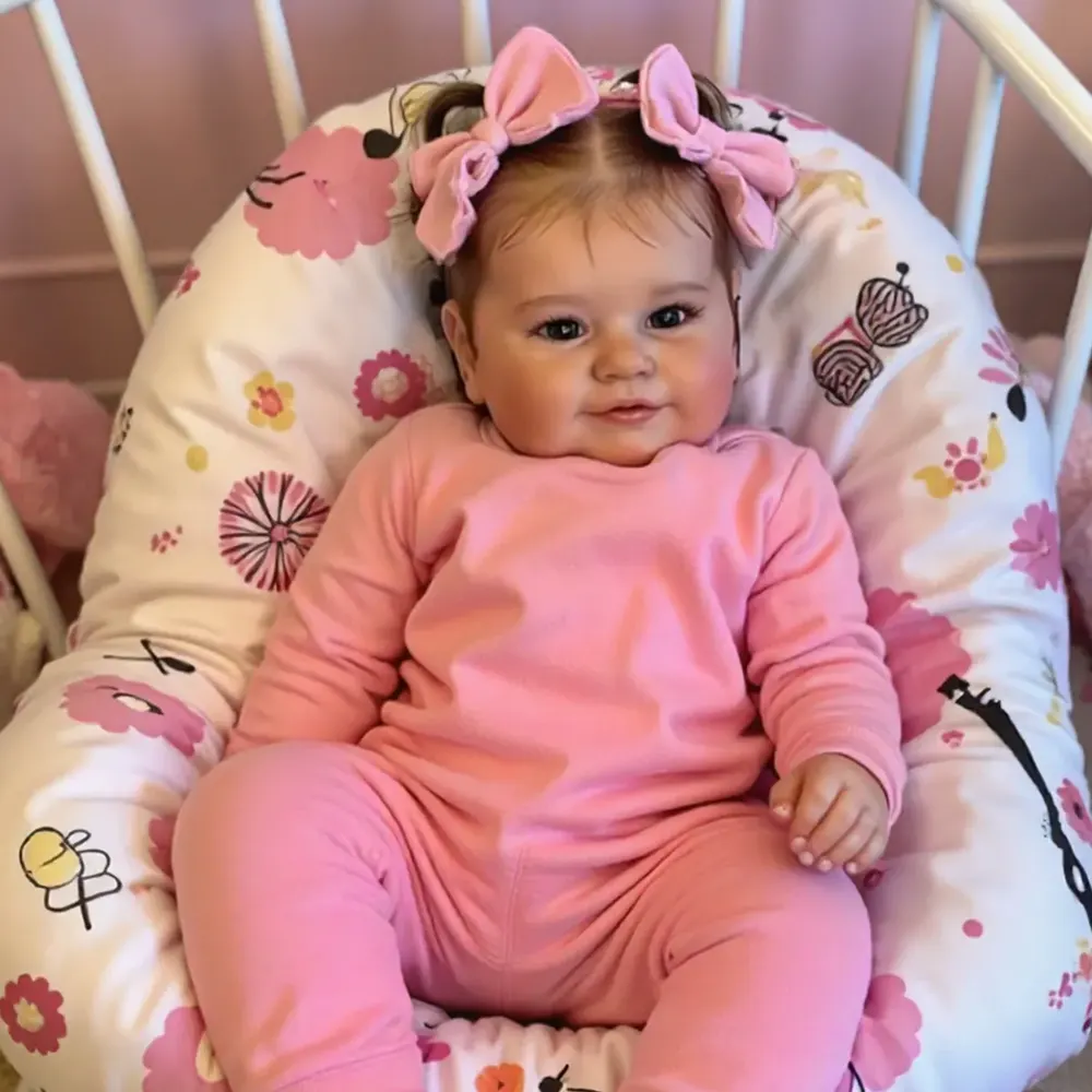 20" Reborn Toddler Realistic Baby Doll Girl Enilya with Chubby Lifelike Face, photograph 4
