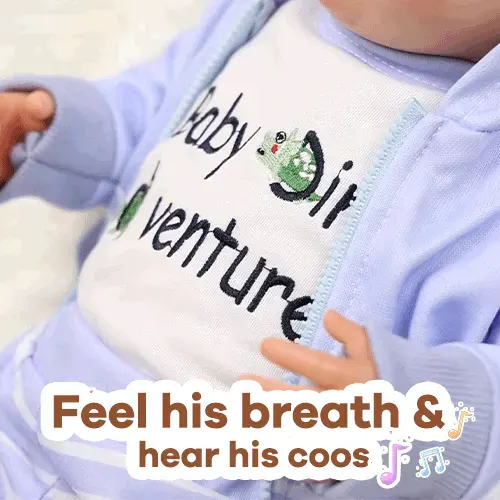 Heartbeat & Sound 20" Lifelike Touch So Real Rita Truly Reborn Toddler Silicone, photograph 6