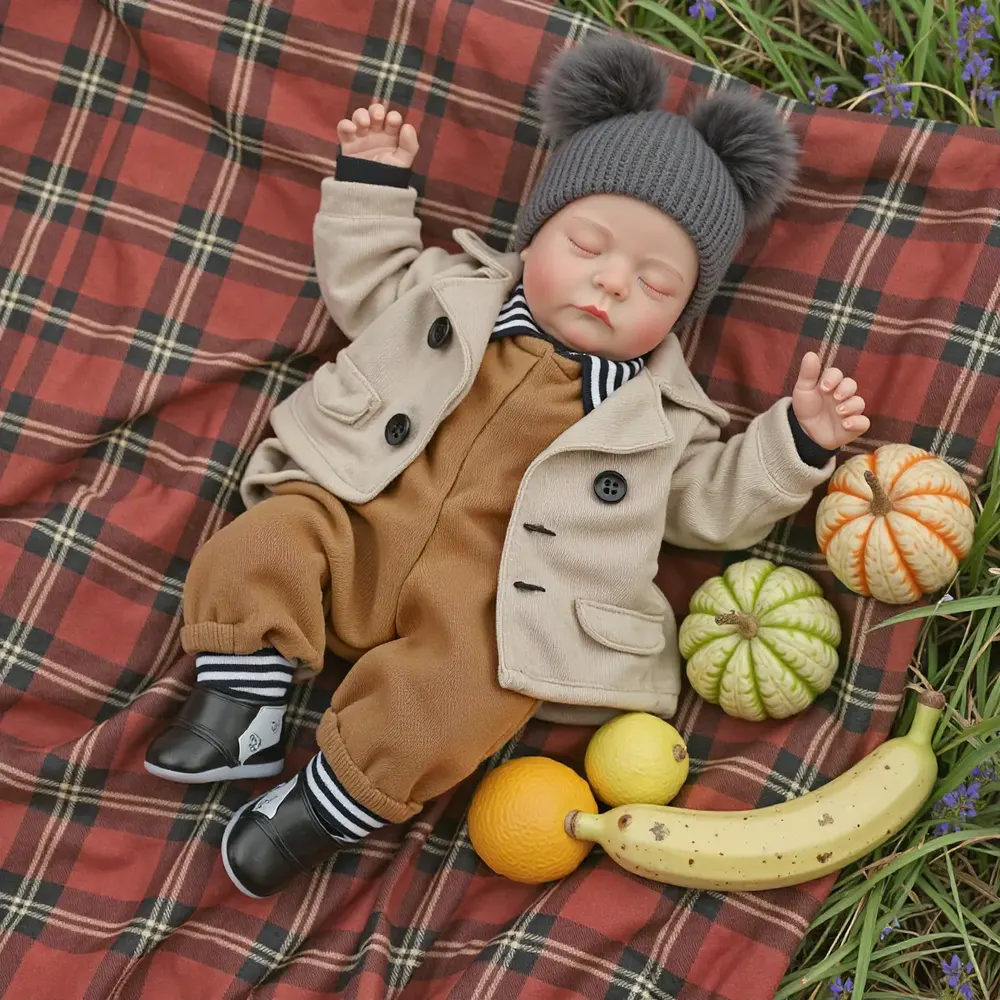 Heartbeat & Sound 20" Truly Look Real Sleeping Reborn Baby Doll Boy Named Claire, photograph 4
