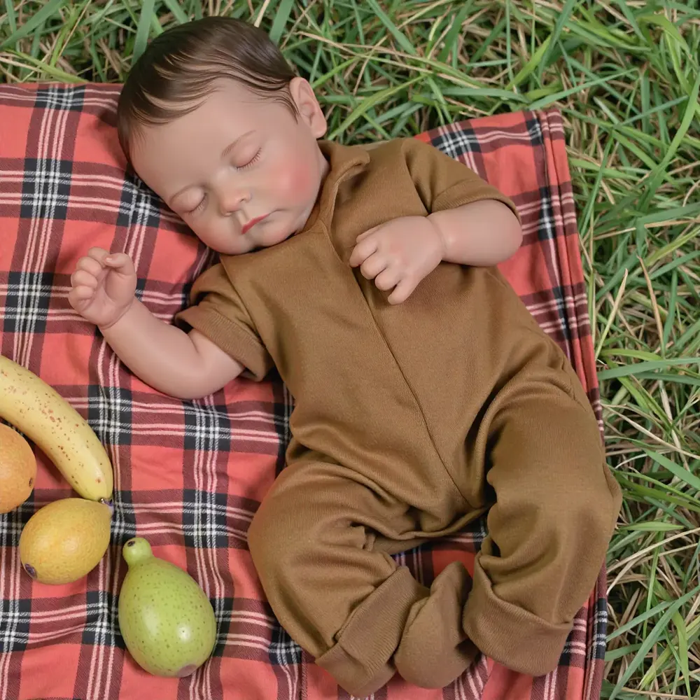 Heartbeat & Sound 20" Truly Look Real Sleeping Reborn Baby Doll Boy Named Claire, photograph 5