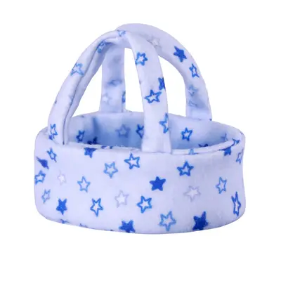 4.5" Blue Basket Reborn Baby Doll Clothes Accessories Set