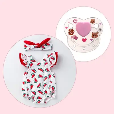 20"-22" Adoption Reborn Baby Essentials Clothes Gift Accessories Set