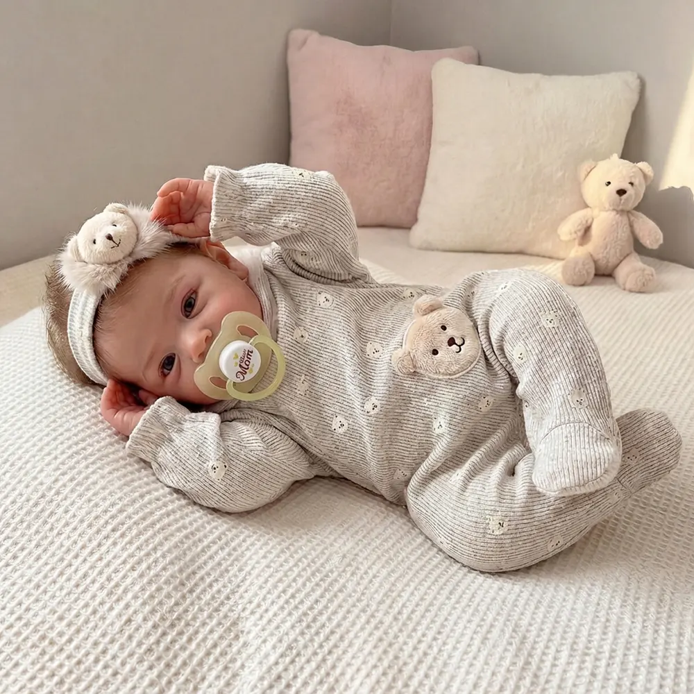 Baby Alive Doll with Clear Opened Eyes and Life-Like Breaths, 18" Newborn Girl, photograph 2