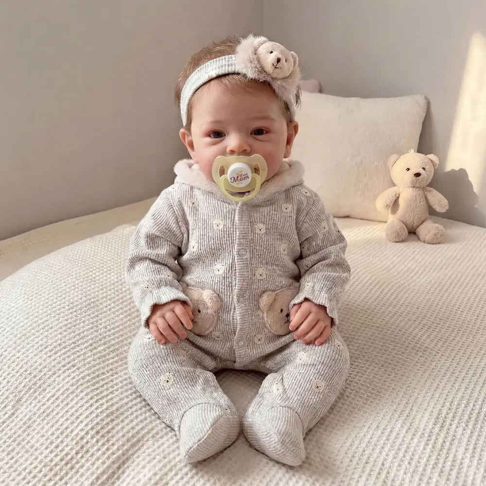 Baby Alive Doll with Clear Opened Eyes and Life-Like Breaths, 18" Newborn Girl, photograph 4
