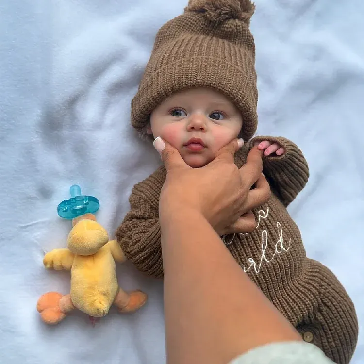Drink & Wet Silicone Reborn Baby Doll in Newborn Age, 12"/16"/20" Girl for Play, photograph 4