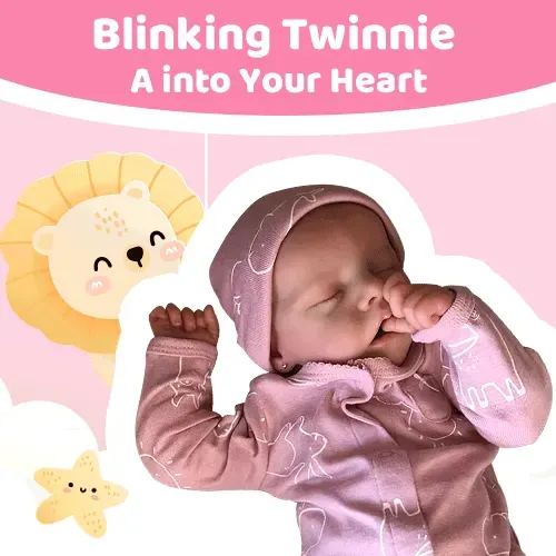 Eyes can Open and Close-17" Real Lifelike Reborn Newborn Baby Doll Girl Rosalyn, photograph 6