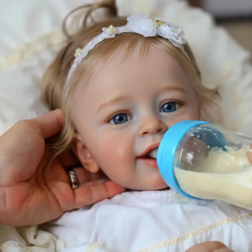 Eyes can Open and Close-2024 New Arrival Function 20" Reborn Baby Doll Girl Hilary, photograph 6