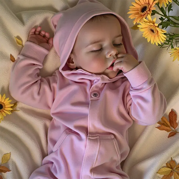 12"&16" Flexible Full Body Silicone Reborn Newborn Girl Baby Doll Jianna