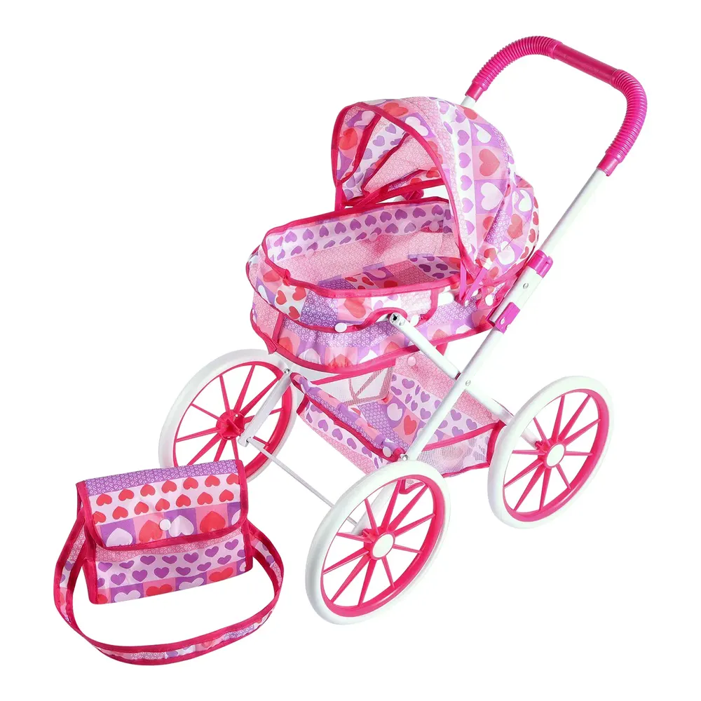 12" Reborn Baby Doll Pink Love Baby Pram Clothing Accessories