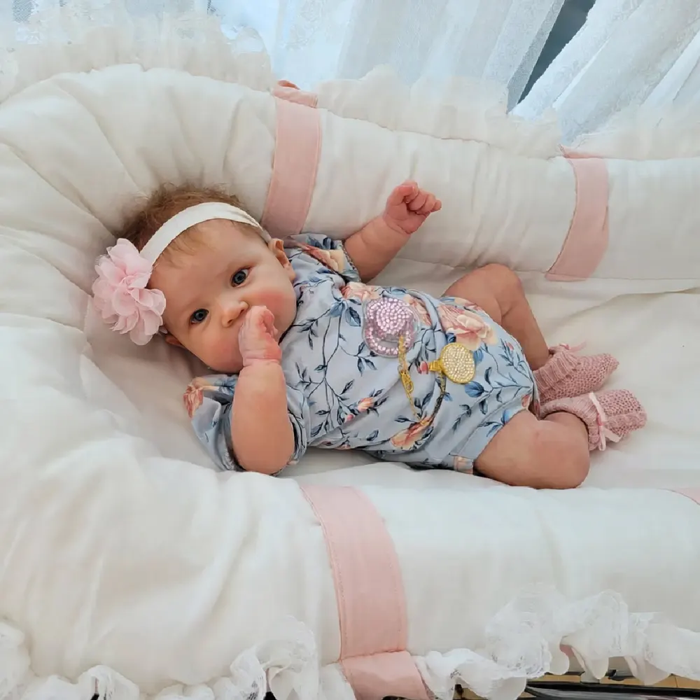 Full Body Silicone Baby Newborn Girls or Boys in 12"/16"/20" with Certificate, photograph 2