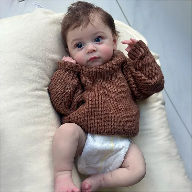 Full Body Silicone Reborn Babies with Drink and Wet System, 12"/16" Cute Newborn, photograph 2