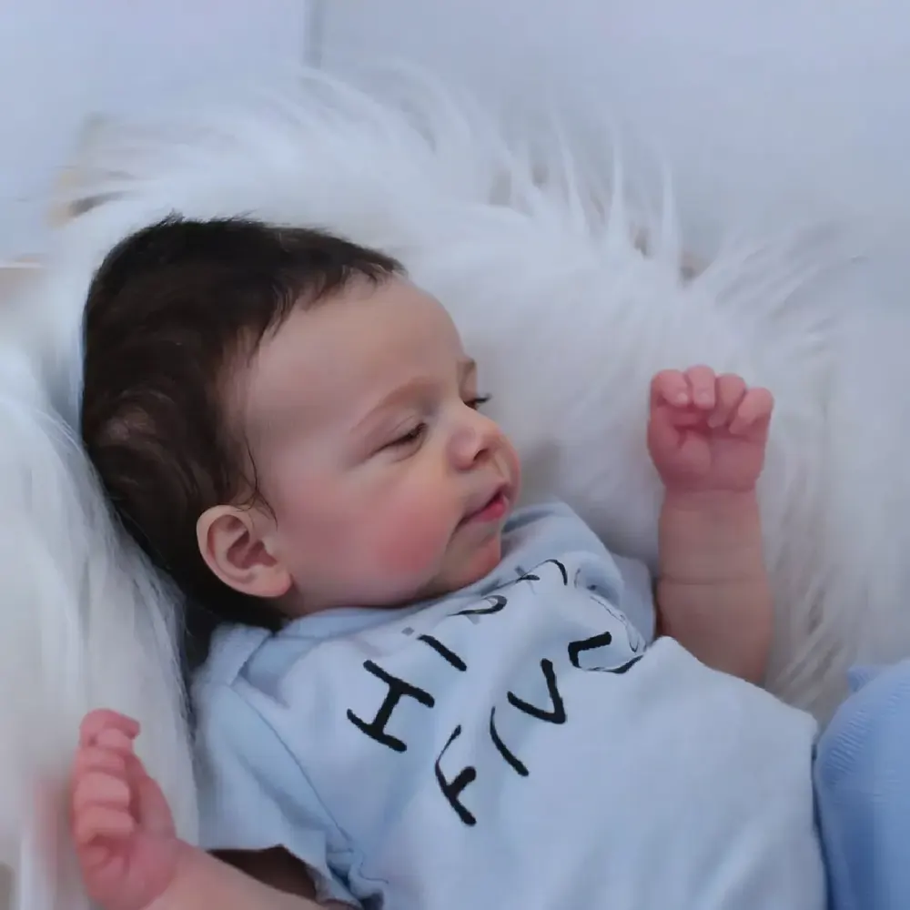Full Body Silicone Reborn Baby Doll 12"/16" Ultra Realistic Girls & Boys—Ignatius, photograph 5