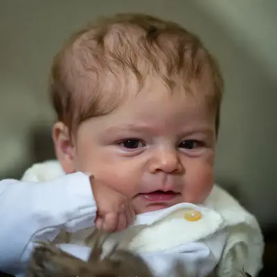 Full Body Silicone Reborn Baby Doll 12"/16" Ultra Realistic Newborn – Caius