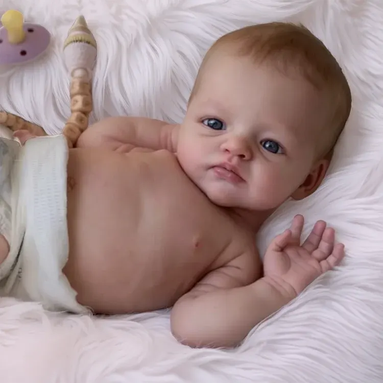 Full Body Silicone Reborn Dolls with Drink & Wet System, 12"/16" Girl, photograph 5